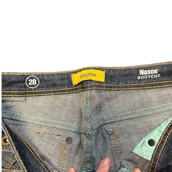 MEK DNM Women’s Blue Naxos Bootcut Jeans Size 28 - Picture 3 of 5